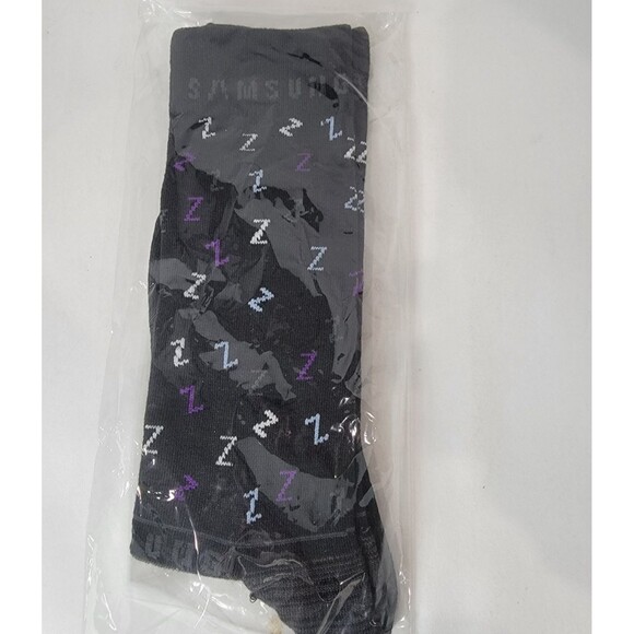 Samsung Galaxy Z Flip Fold Promo Black Socks New - Picture 1 of 2